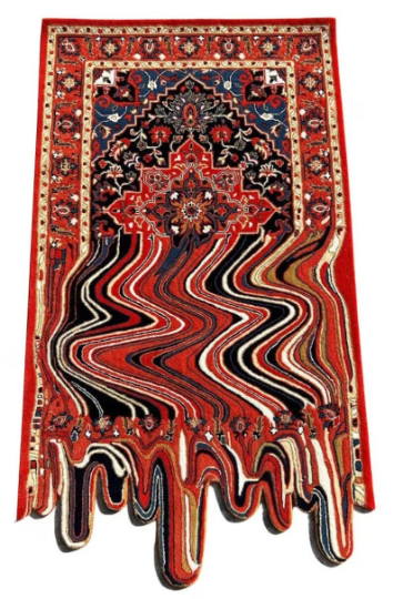 Melting Persia Area rug Handmade Tufted 100% Fine wool Trending carpet and rugs for Living Room and for kids room Rugs