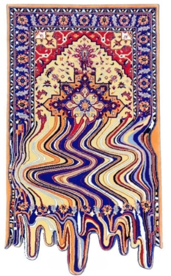 Melting Persia Area rug Handmade Tufted 100% Fine wool Trending carpet and rugs for Living Room and for kids room Rugs