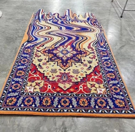 Melting Persia Area rug Handmade Tufted 100% Fine wool Trending carpet and rugs for Living Room and for kids room Rugs